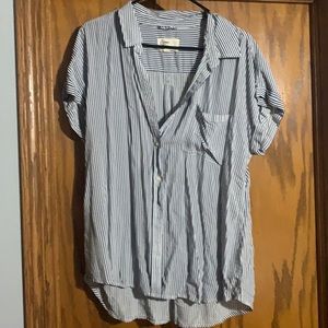 Cosmic Blue Love XL button up